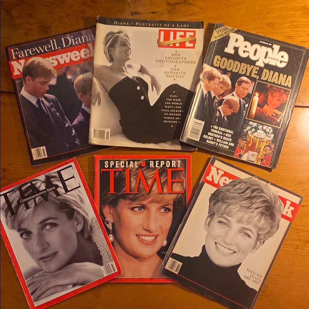 Vintage Princess Diana Magazine Collection